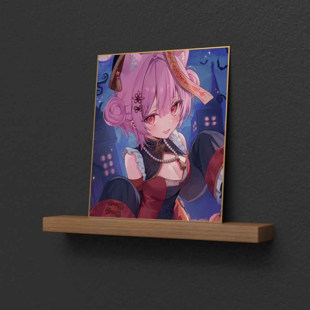 ハロウィン限定キョンシー衣装☆色紙