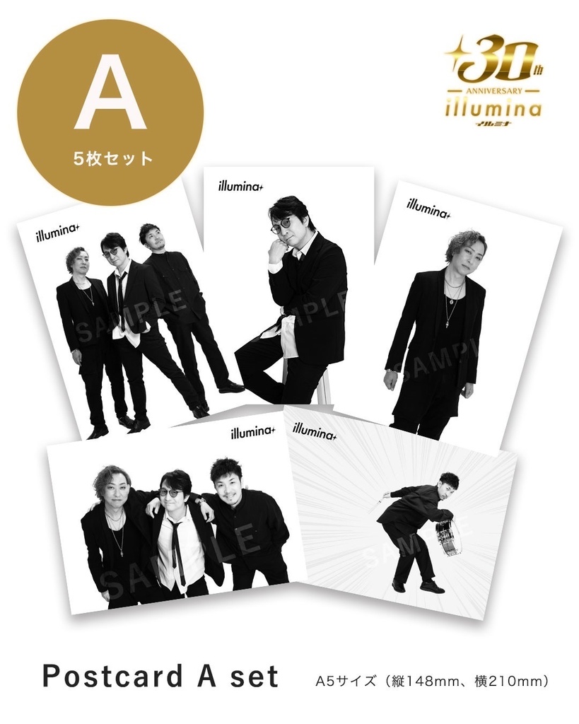 ILLUMINA Postcard A set