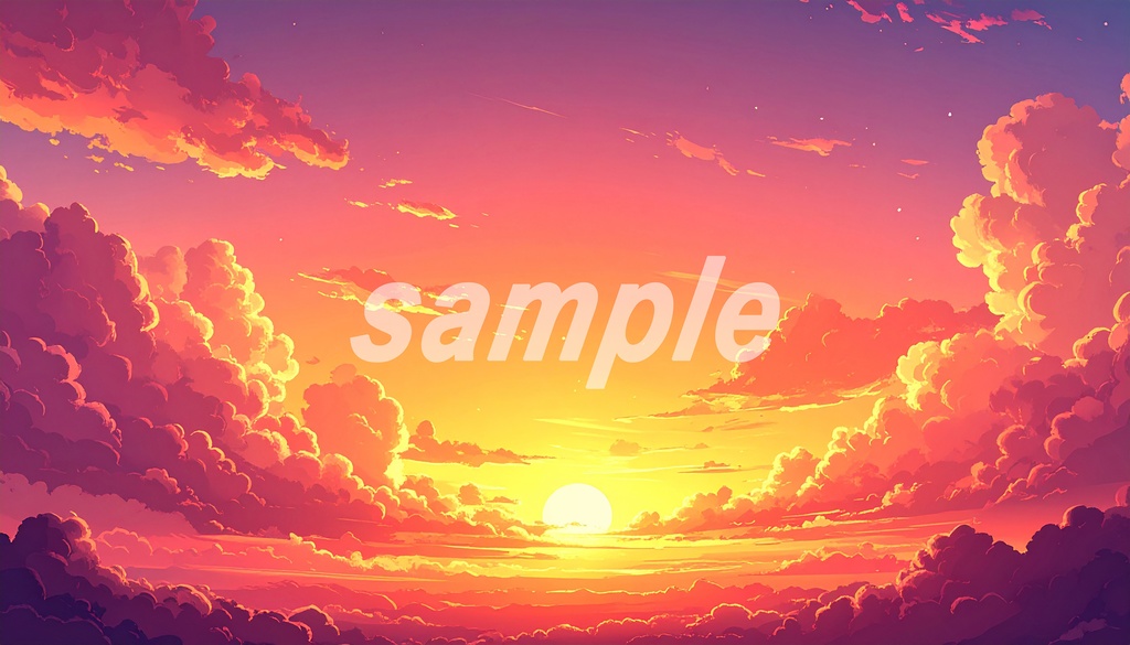 【背景イラスト】空 100枚+α 16:9