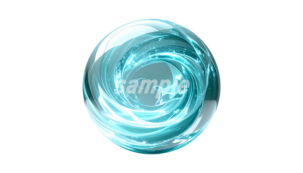 属性宝玉 PNG素材 40枚セット|背景透過|ゲーム・デザイン素材|商用OK