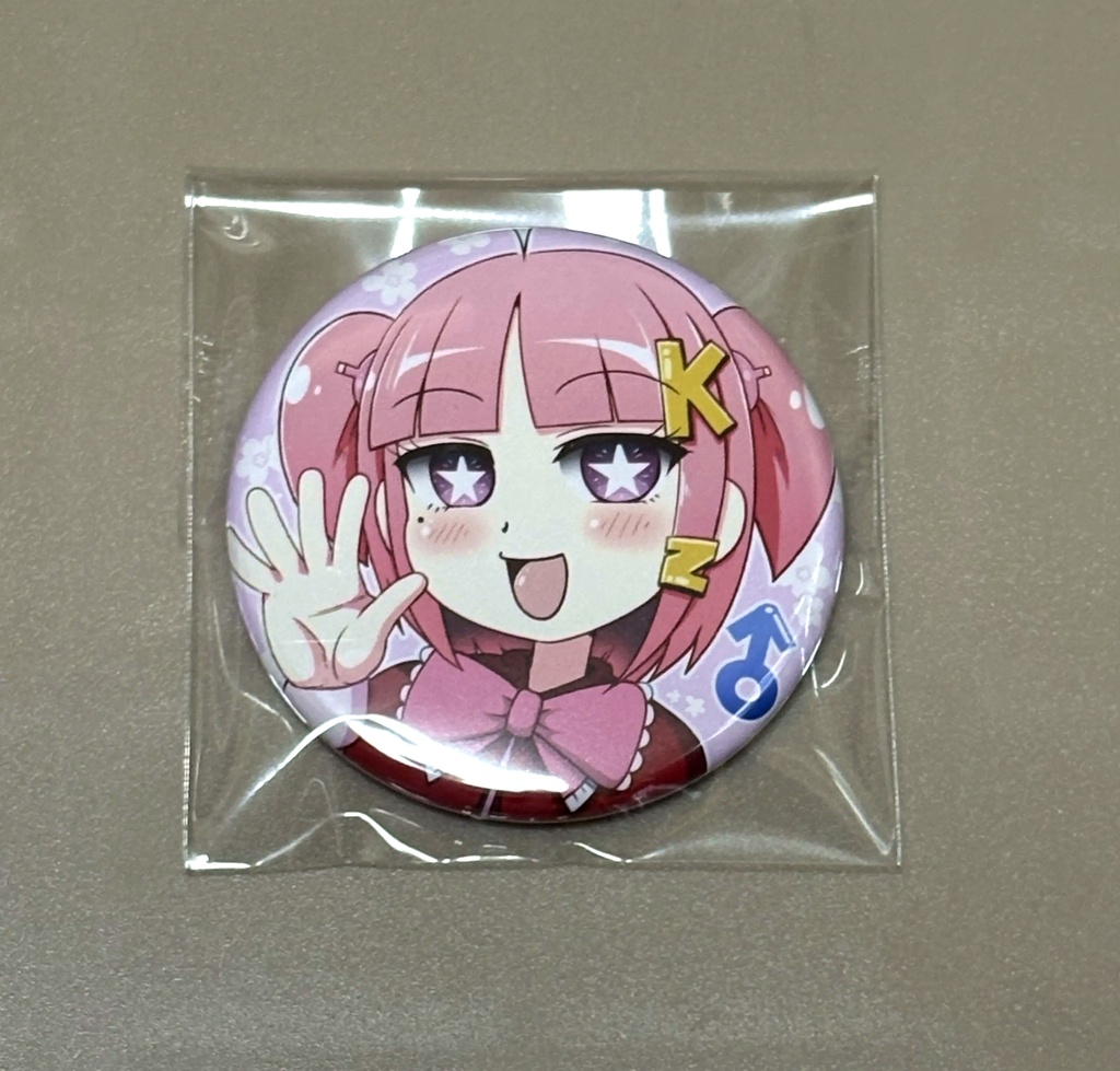 くずきりちゃん缶バッジ