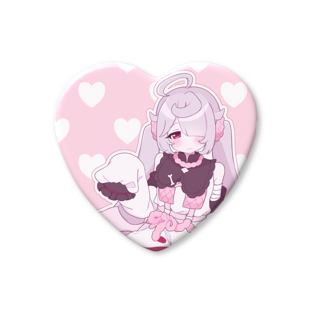 ふんわり健康♡缶バッジ