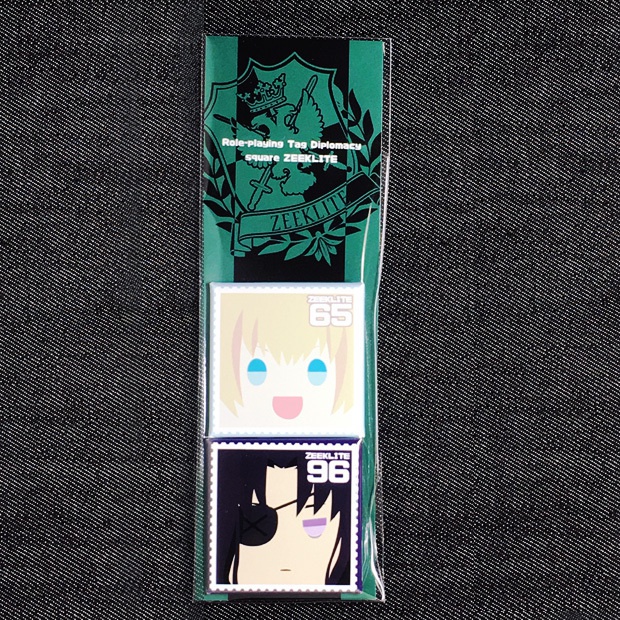 RPTDジークライト切手缶バッジ