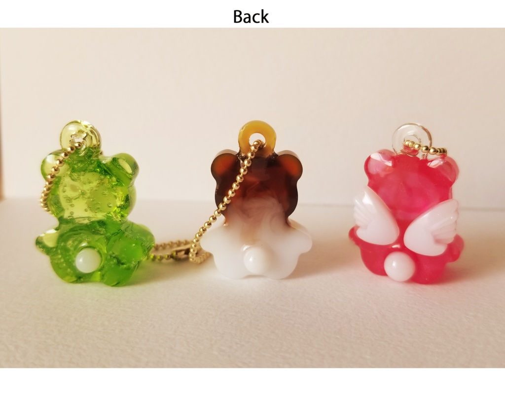 ドリンクくまキーホルダー