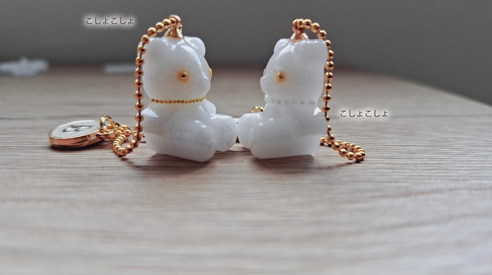 おめかしスノーベアキーホルダー