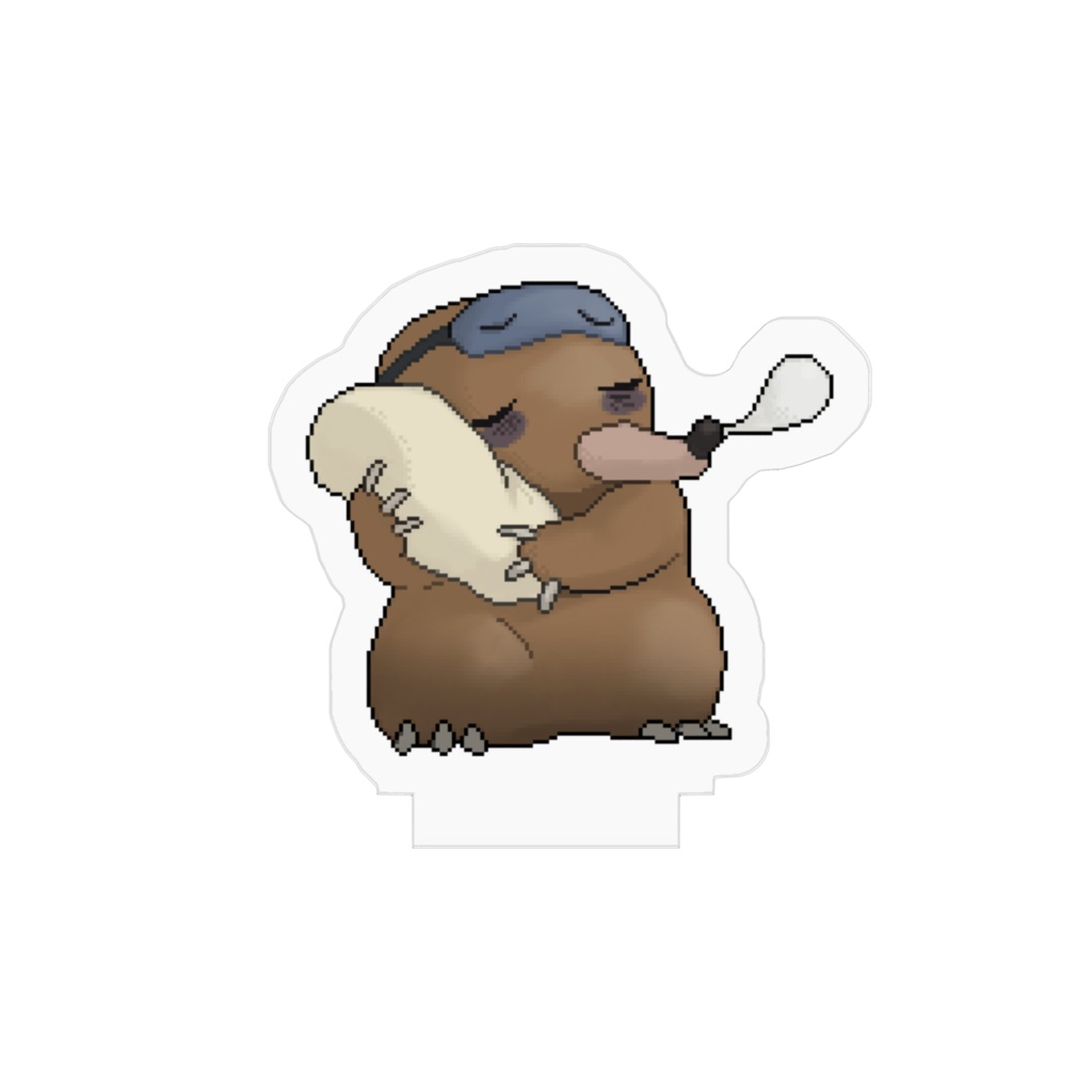 ほしとぼモンスターシリーズvol.1 ねぶそくもぐら アクリルフィギュア