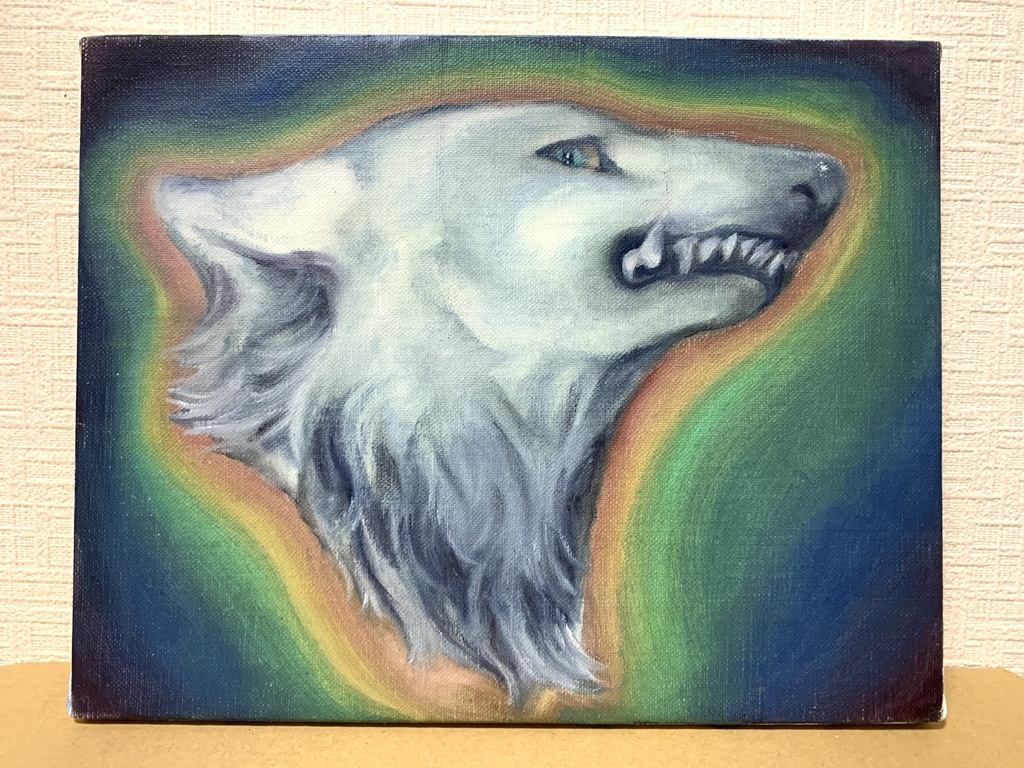 『熱』油絵原画