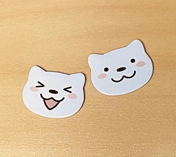 ワーウルフくん缶バッジ