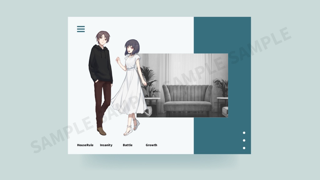 【無料】そのまま使えるココフォリア用 部屋素材セットvol.3【新ココフォリア】