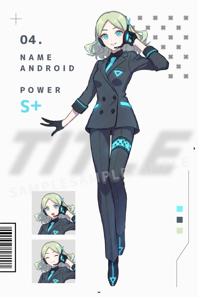 【無料/有料】シンプルな立ち絵ディスプレイ素材vol.1【TRPG】