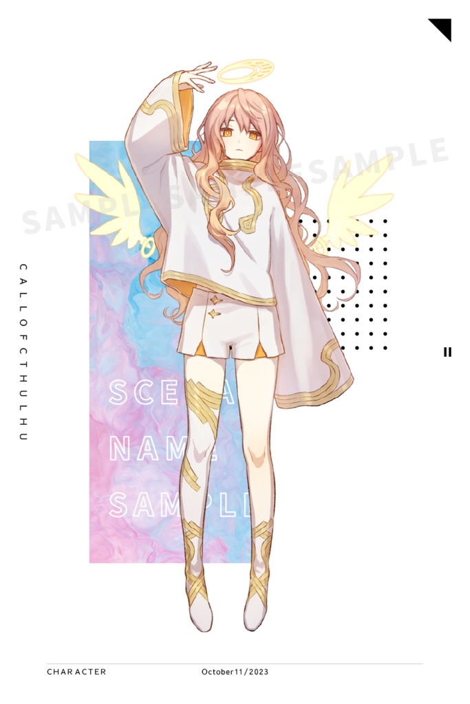 【無料/有料】シンプルな立ち絵ディスプレイ素材vol.1【TRPG】