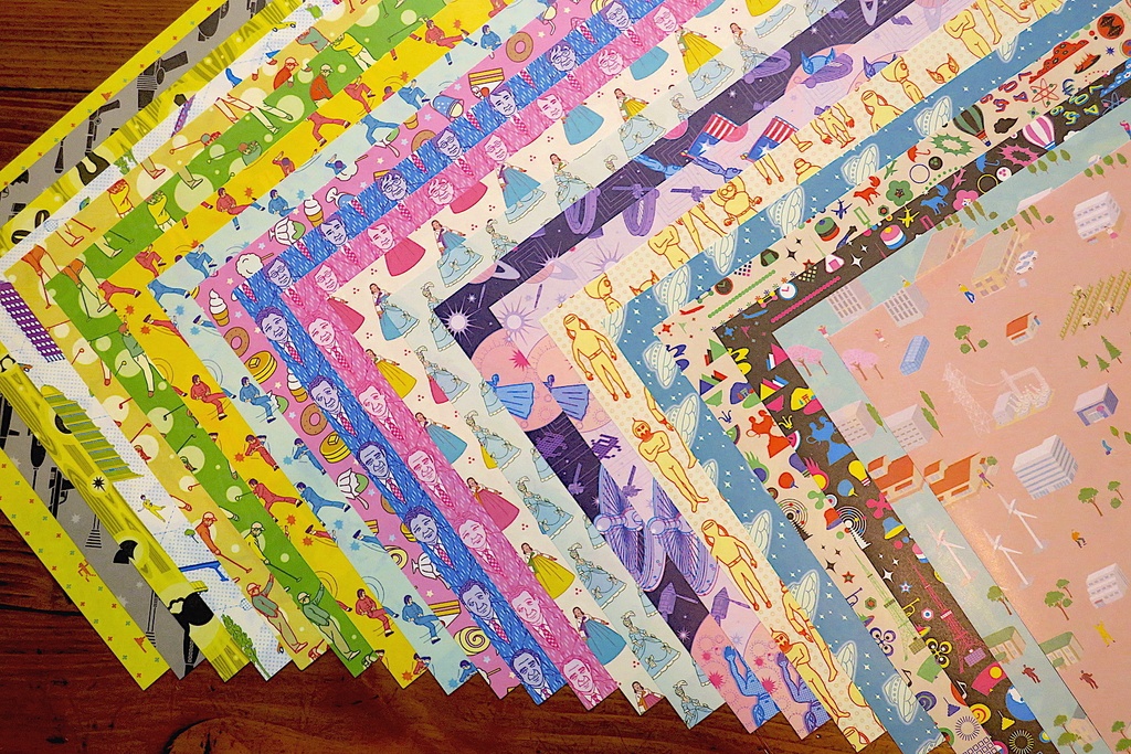 オリジナルパターン集　包装紙セット