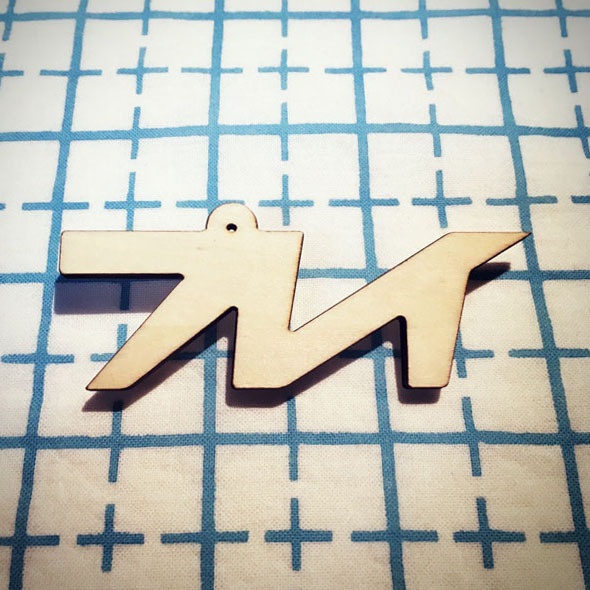 ボードゲーム3文字バッジ