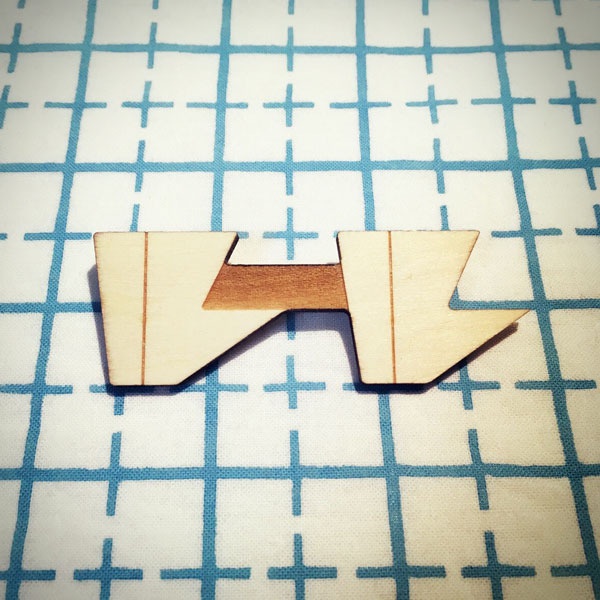 ボードゲーム3文字バッジ