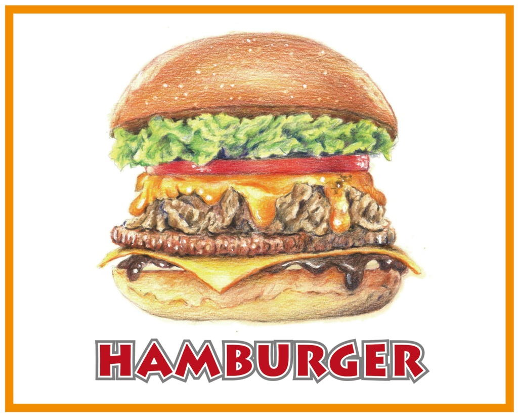 HAMBURGER ロングスリーブTシャツ