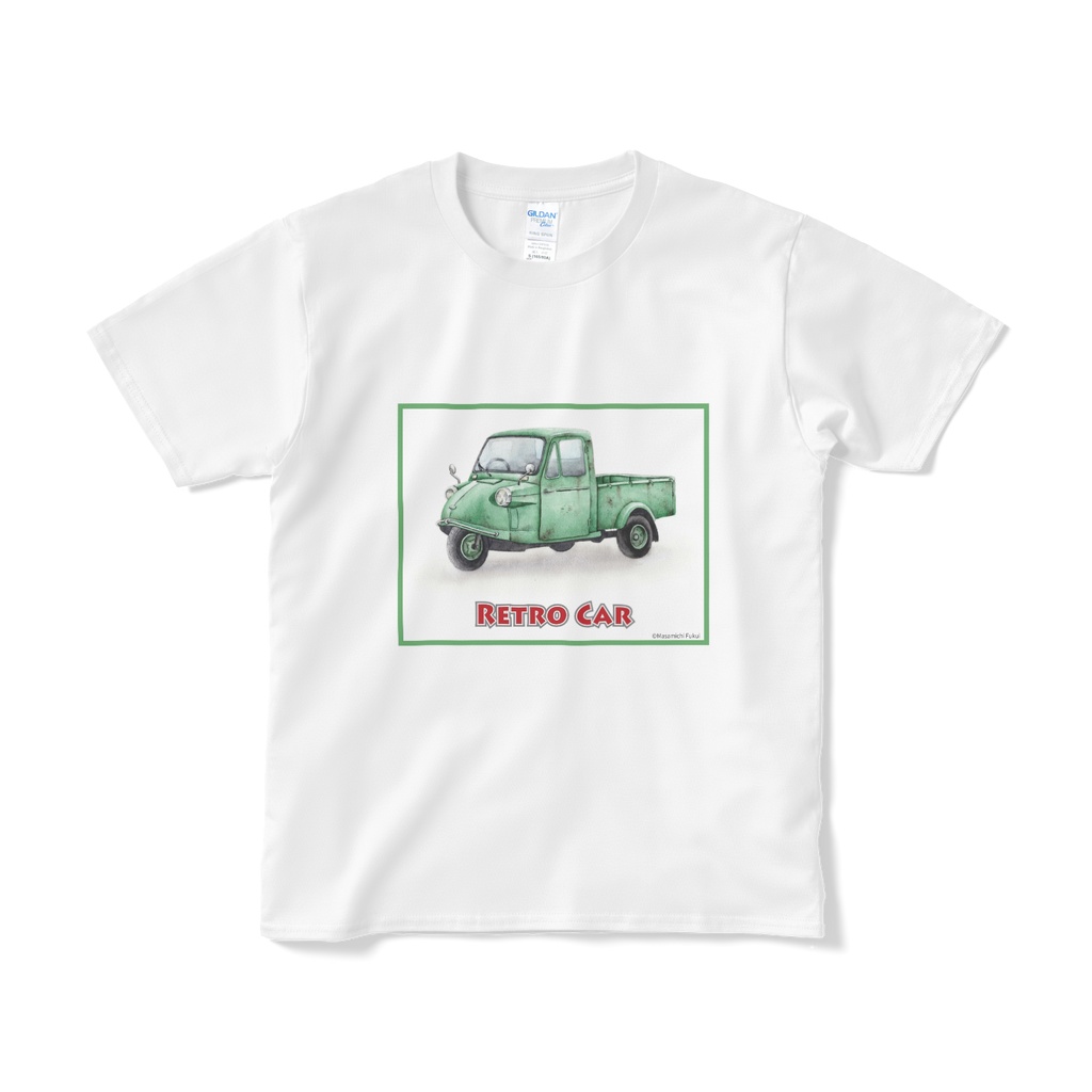 RETRO CAR Tシャツ(ホワイト)