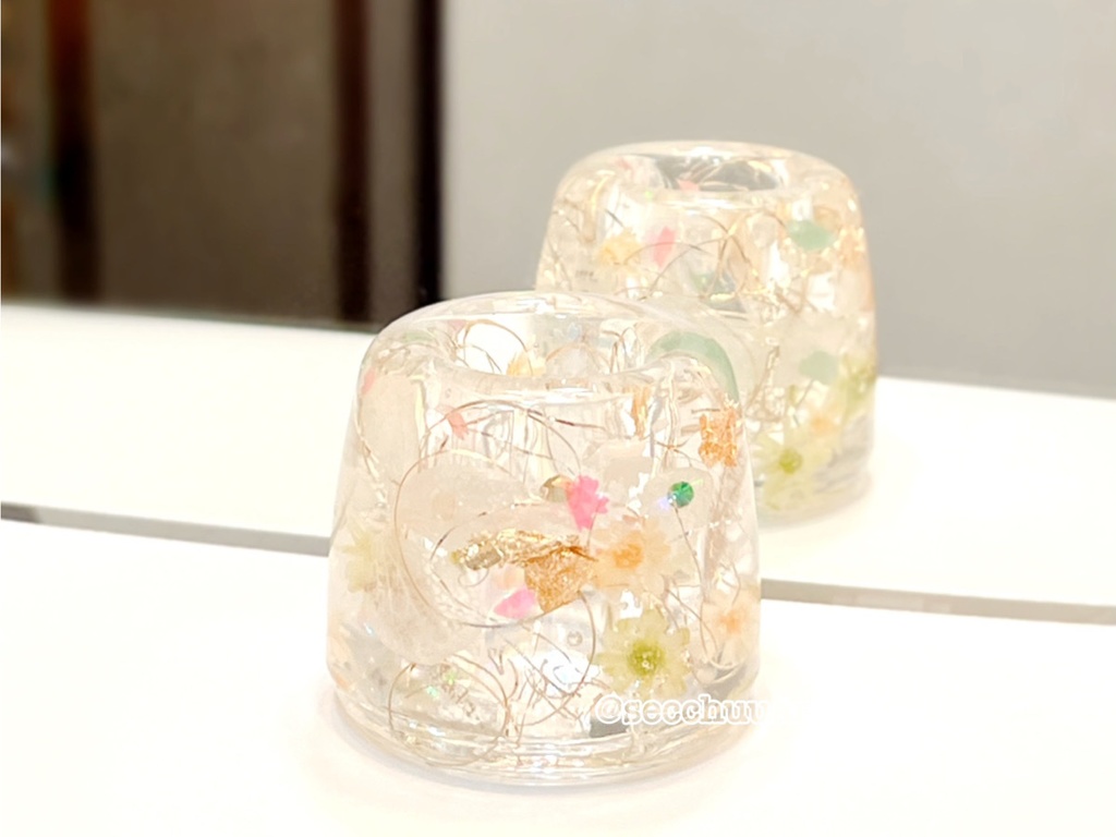 源氏兄弟ハーバリウム歯ブラシスタンド【髭切・膝丸】