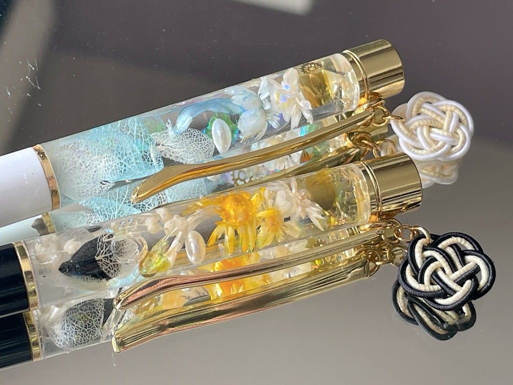 ハーバリウムボールペン【蛍、空、ガイア、ディルック、タルタリヤ】