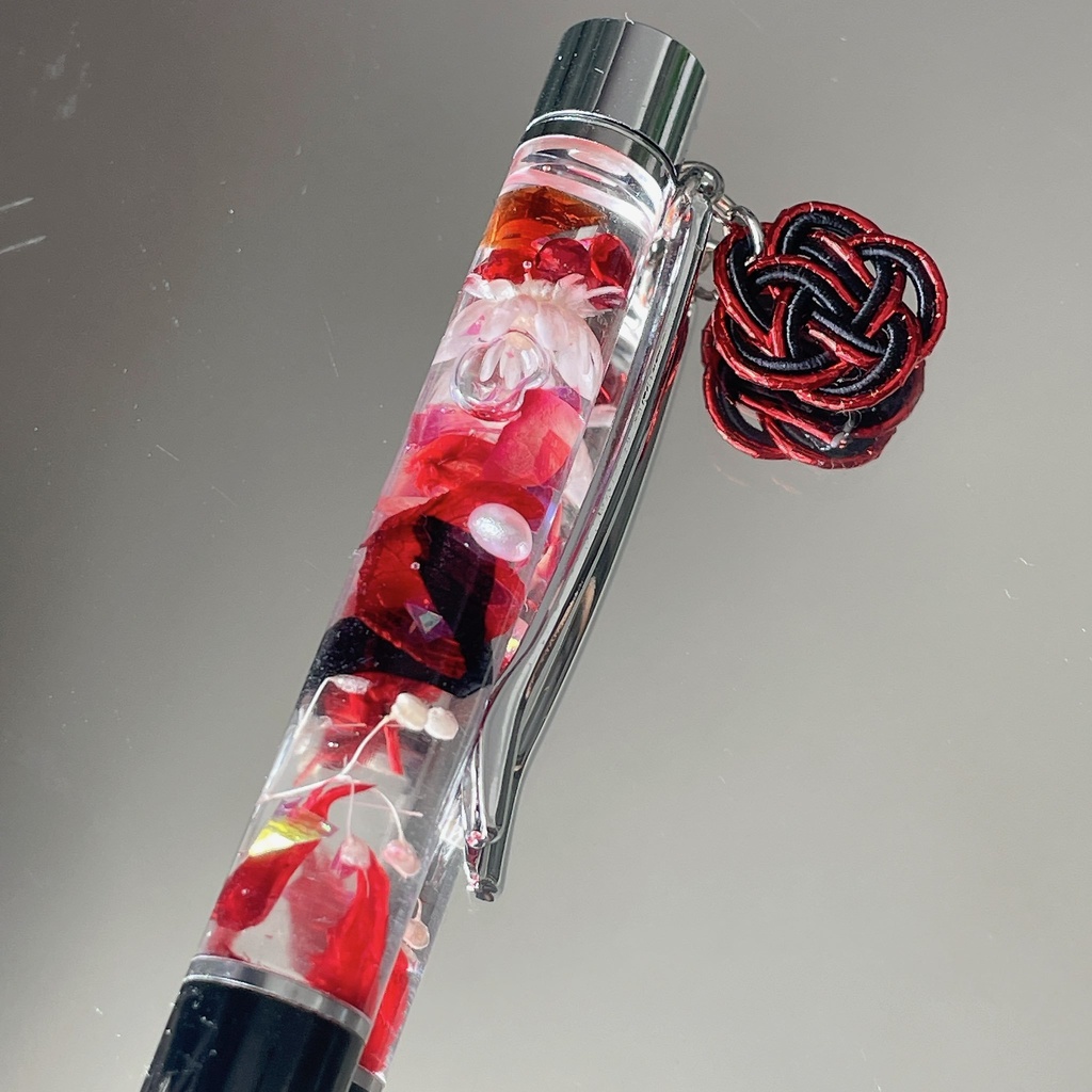 ハーバリウムボールペン【蛍、空、ガイア、ディルック、タルタリヤ】