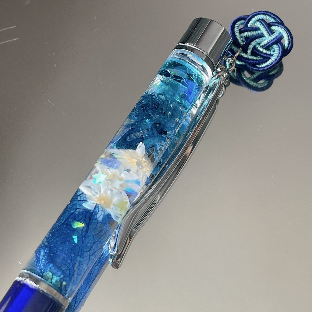 ハーバリウムボールペン【蛍、空、ガイア、ディルック、タルタリヤ】