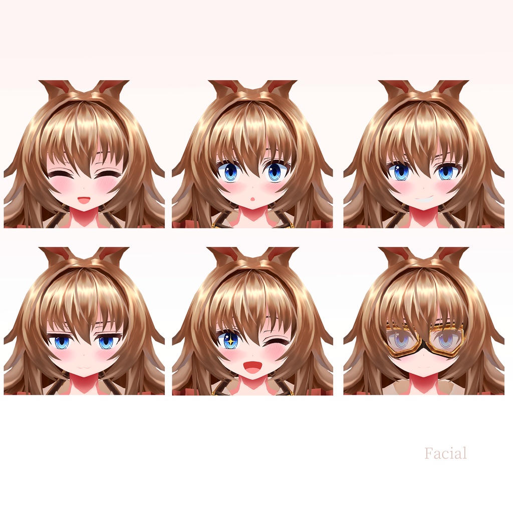 オリジナル3Dモデル トワリ