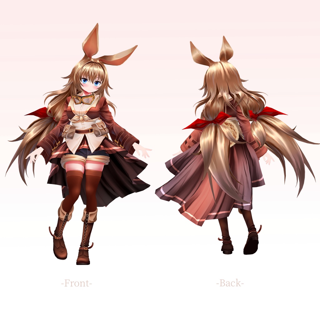 オリジナル3Dモデル トワリ