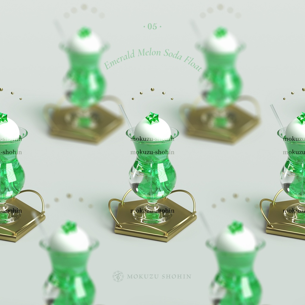 【スマホ壁紙】空隙でくつろぐ蒼のせせらぎ:エメラルド×メロンソーダ(二枚組)