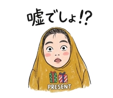 かぶりこちゃん スタンプ素材 vol.1-②