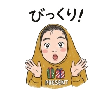 かぶりこちゃん スタンプ素材 vol.2-②
