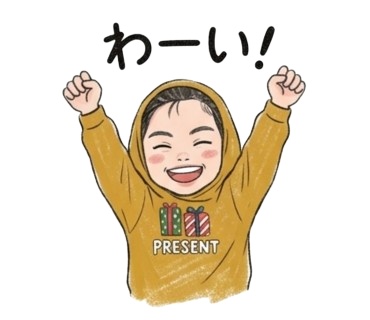 かぶりこちゃん スタンプ素材 vol.2-⑥