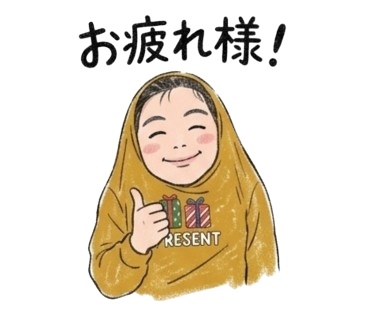 かぶりこちゃん スタンプ素材 vol.3-④