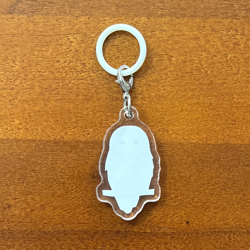 【シリーズ累計販売数100個突破🦉✨】ウラルアウルのアンブレラマーカー Ural owl umbrella marker(mini acrylic charm)