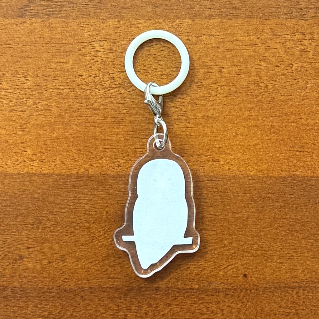 【シリーズ累計販売数100個突破🦉✨】カラフトフクロウのアンブレラマーカー Great grey owl Umbrella marker(mini acrylic charm)