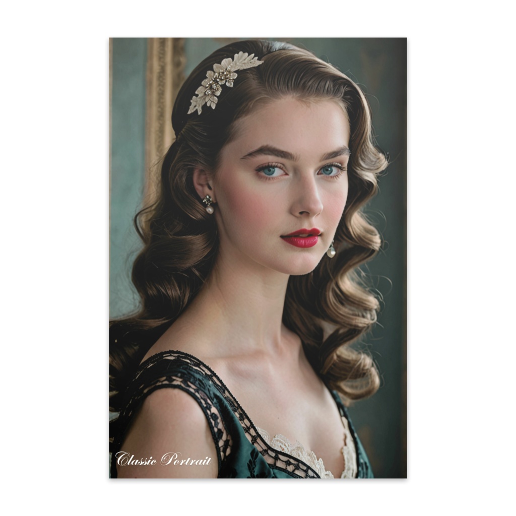 18世紀美人ポートレート