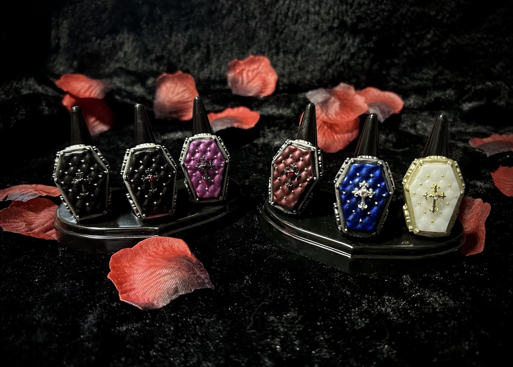 棺桶リング <ブラッディレッド>