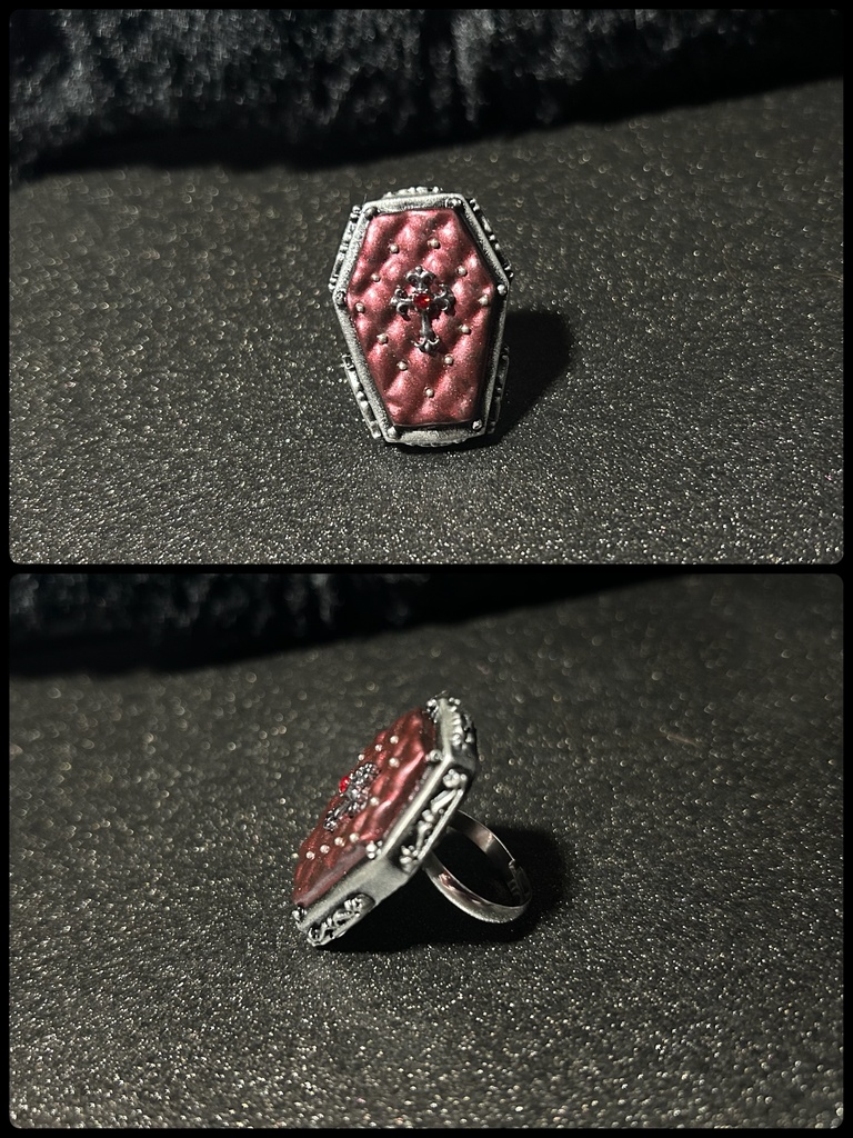 棺桶リング <ブラッディレッド>