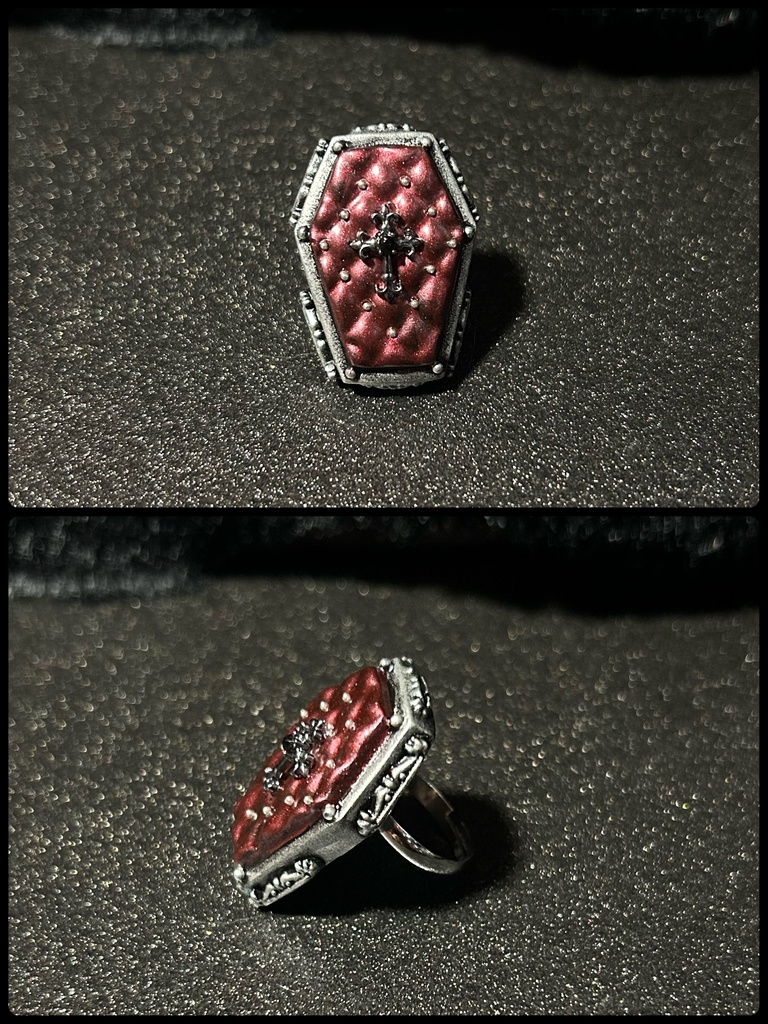 棺桶リング <ブラッディレッド>