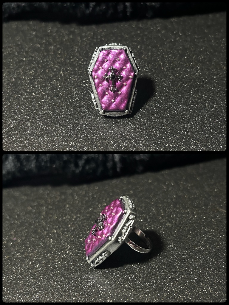 棺桶リング <ナイトメアパープル>