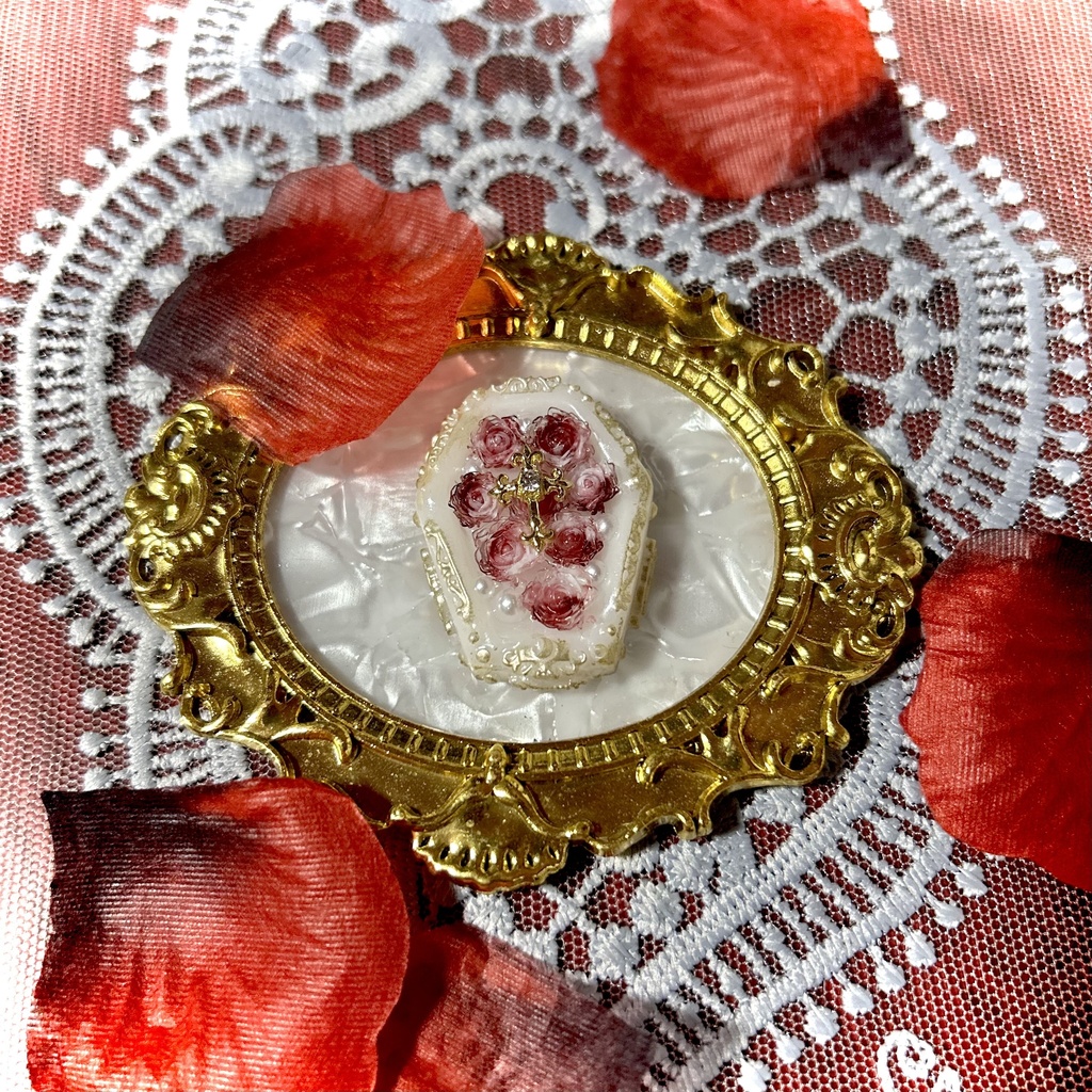 棺桶リング <Rosé Rouge>-Rêverie-