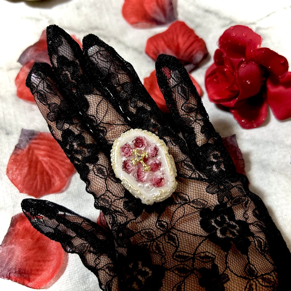 棺桶リング <Rosé Rouge>-Rêverie-