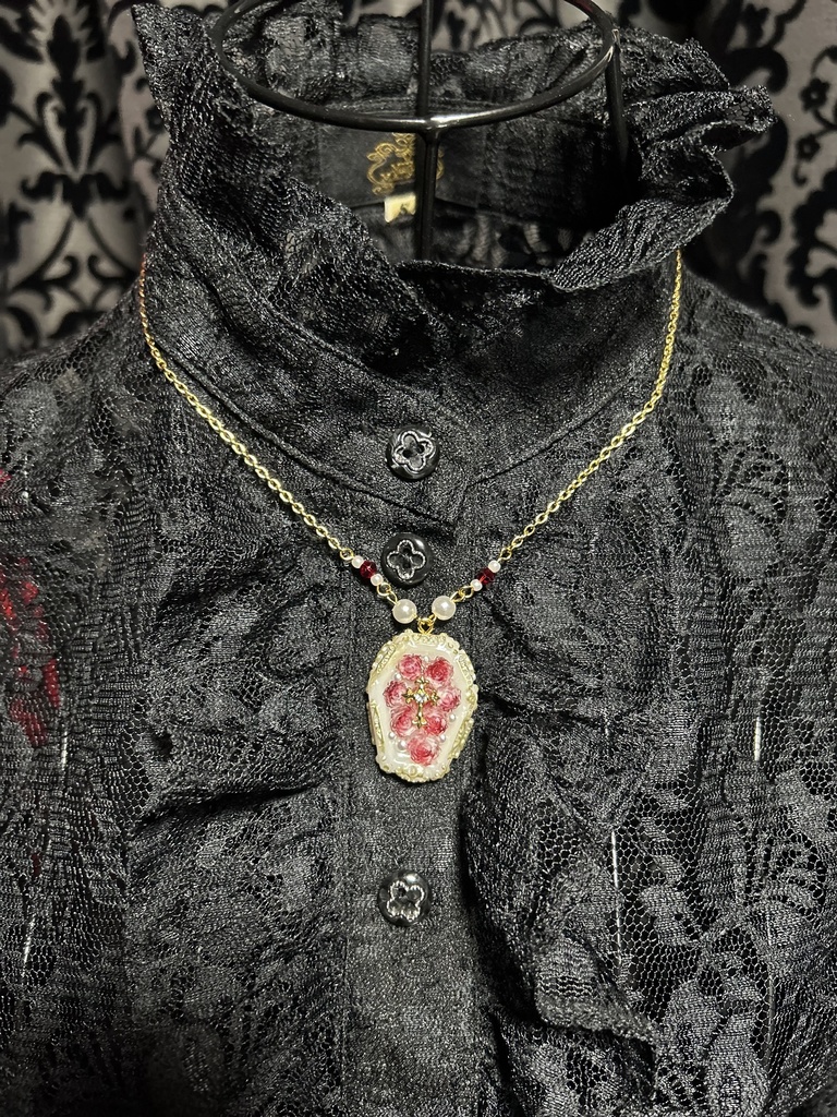 棺桶ネックレス <Rosé Rouge>-Rêverie-