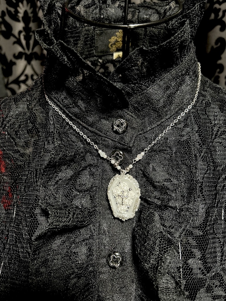 棺桶ネックレス <Blanc Éternel>-Rêverie-