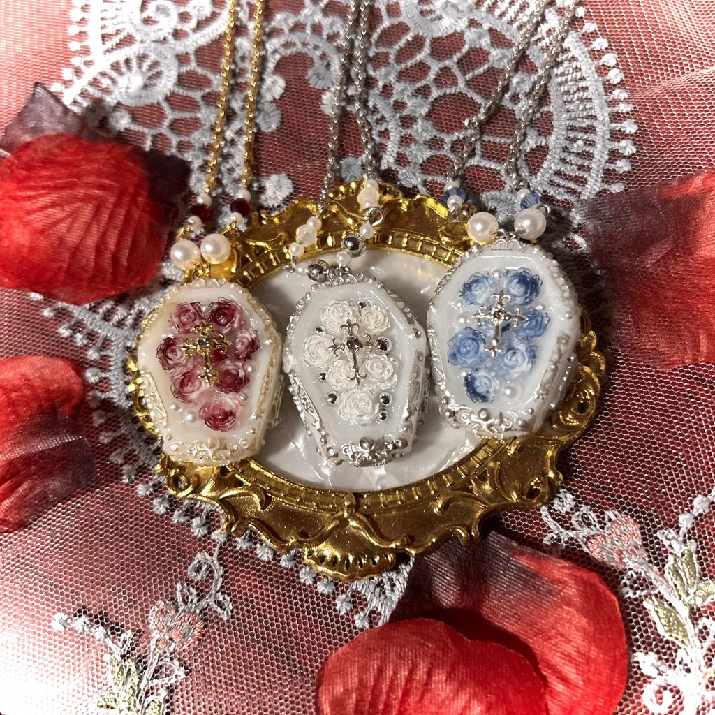 棺桶ネックレス <Saphille Bleu>-Rêverie-