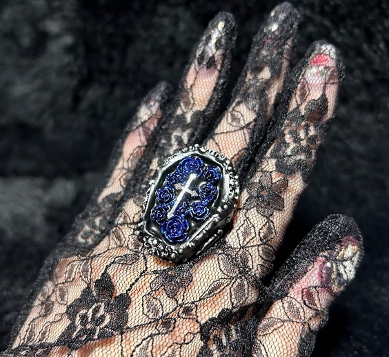 棺桶リング<Obscura Azur>