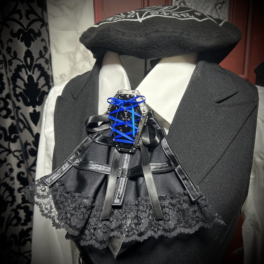 封じられた棺桶ブローチ<タナトスブラック>