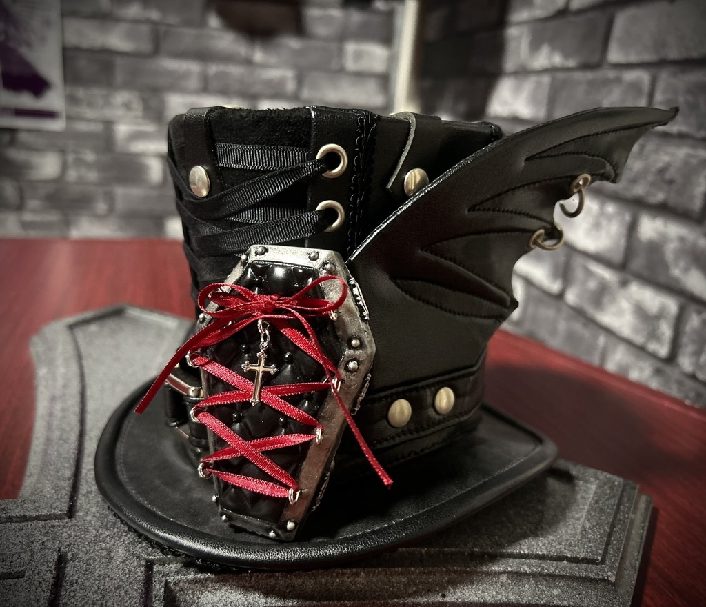 封じられた棺桶ブローチ<タナトスブラック>