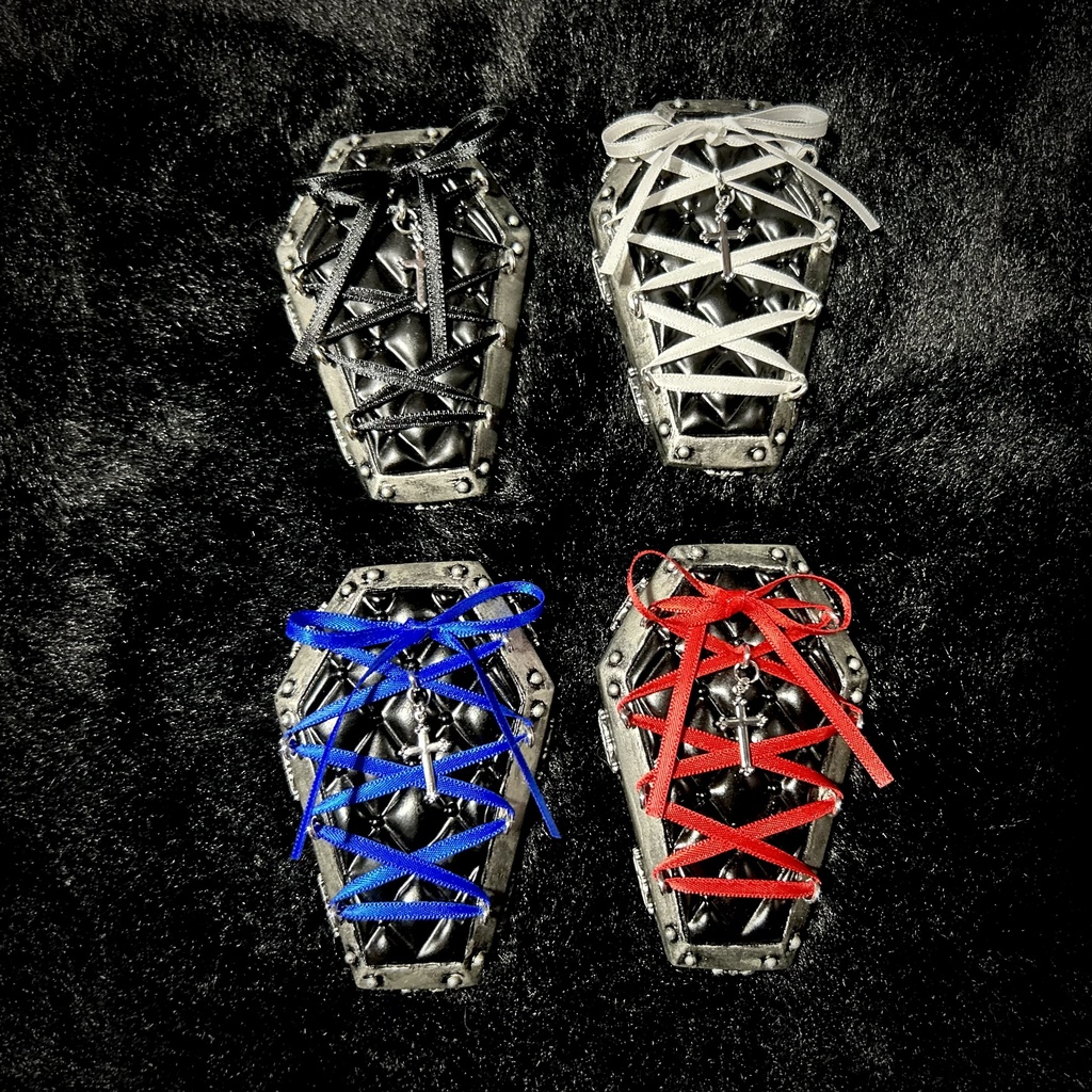 封じられた棺桶ブローチ<タナトスブラック>