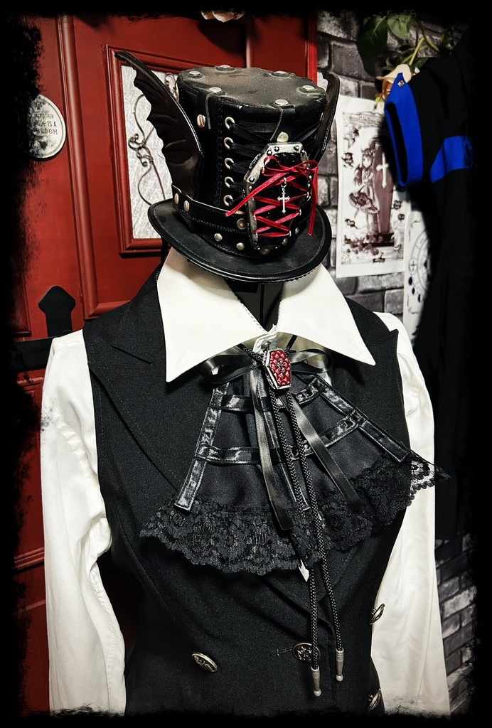 封じられた棺桶ブローチ<タナトスブラック>