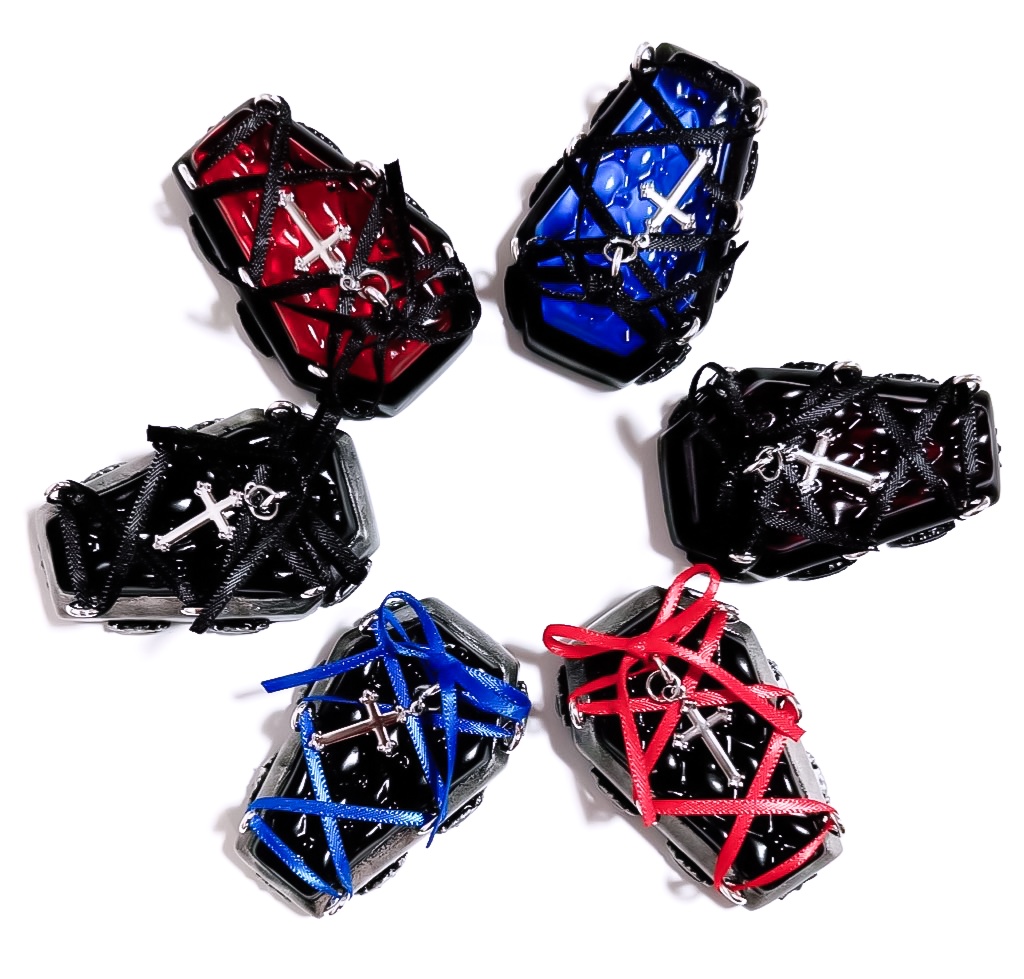 編み上げリボンの棺桶リング<Phamtom coffin>