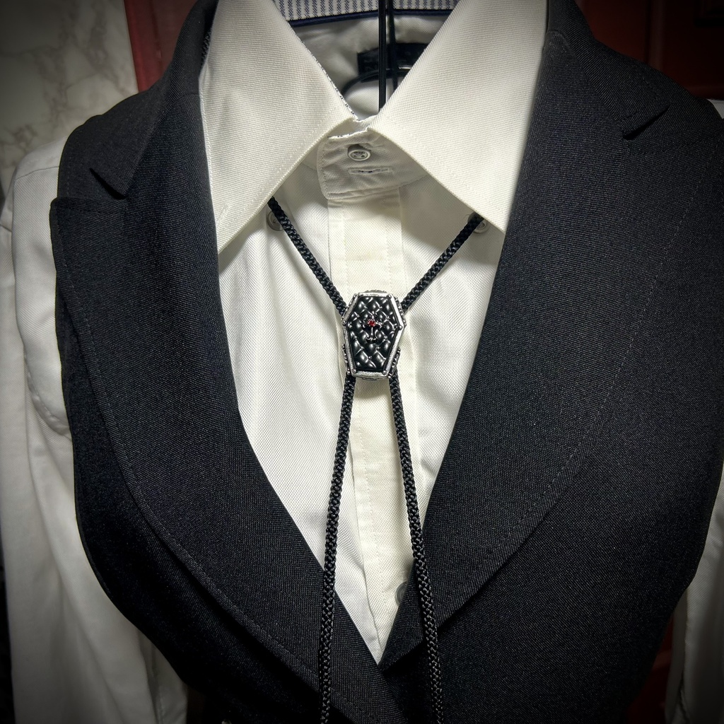 キルティング棺のループタイ